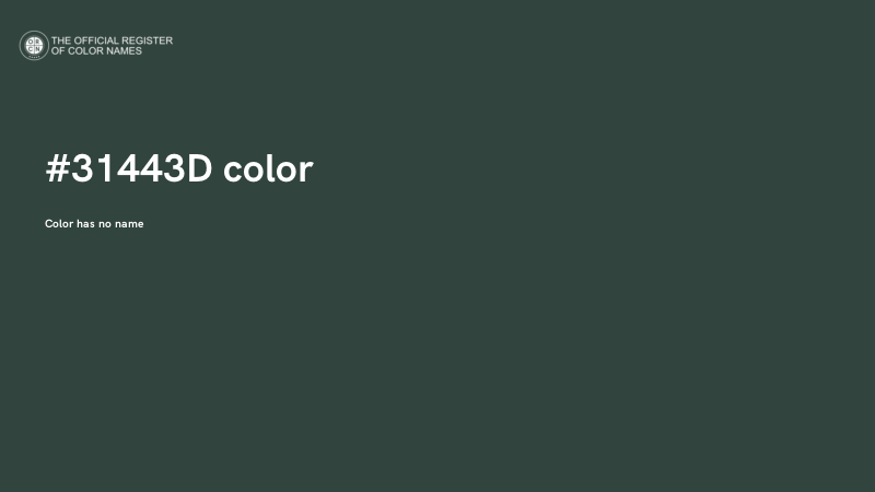 #31443D color image