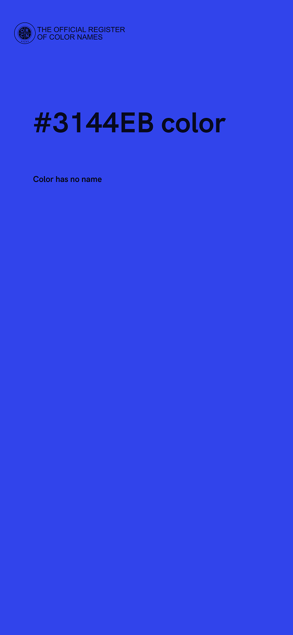 #3144EB color image