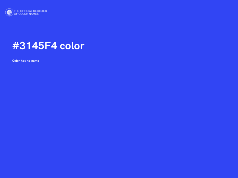 #3145F4 color image