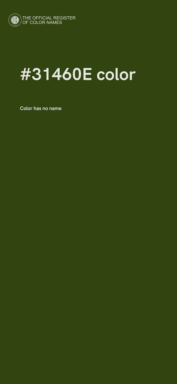 #31460E color image