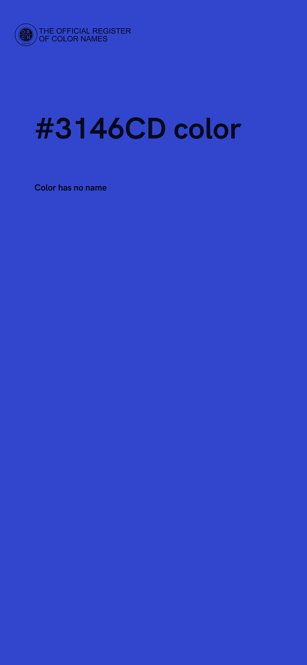 #3146CD color image