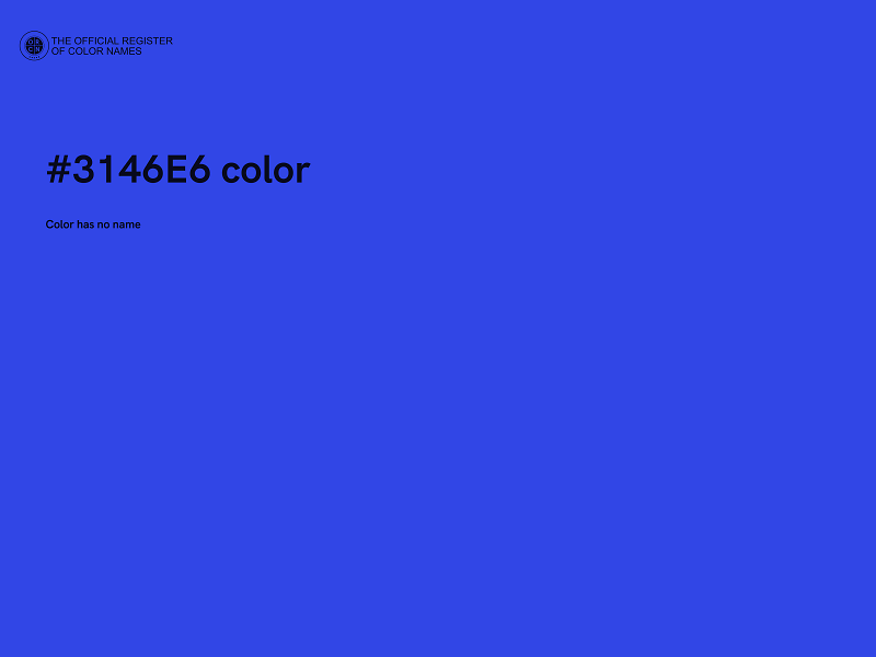 #3146E6 color image