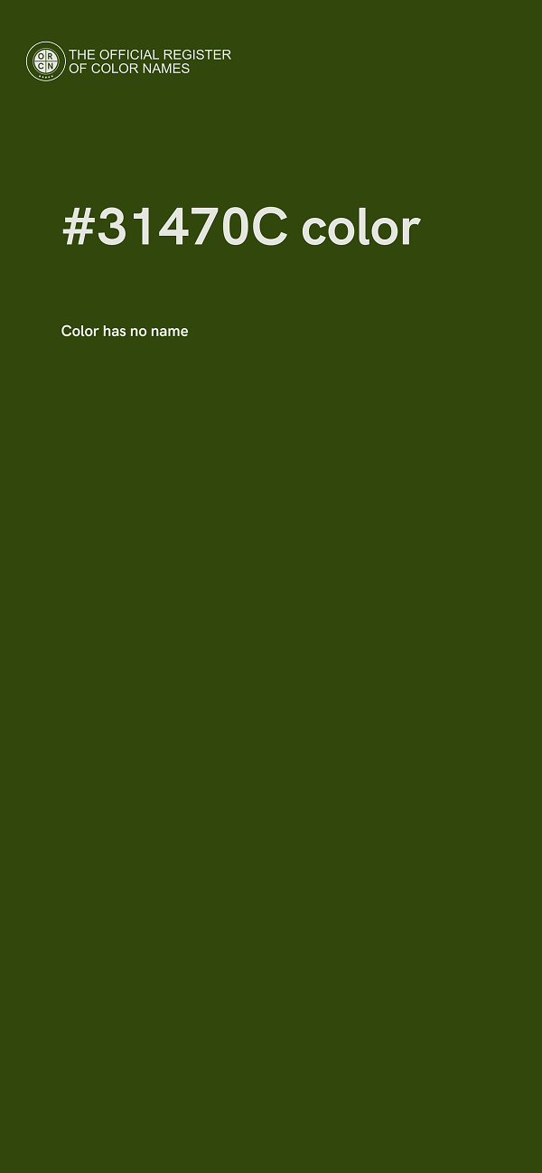 #31470C color image