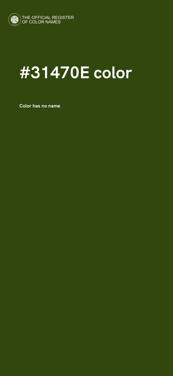 #31470E color image