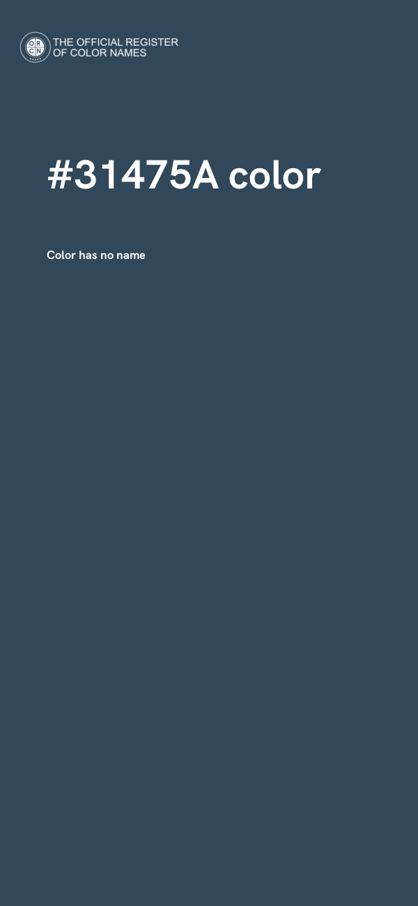 #31475A color image