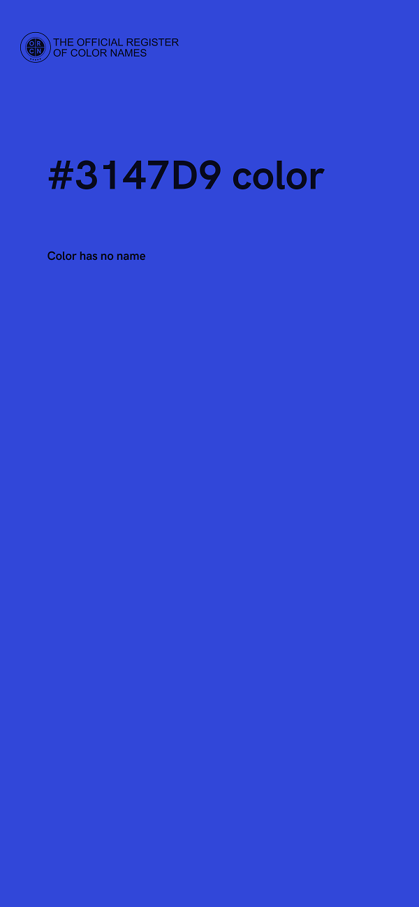 #3147D9 color image