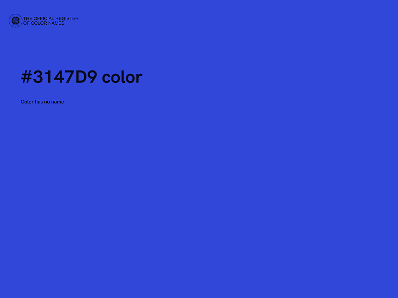 #3147D9 color image