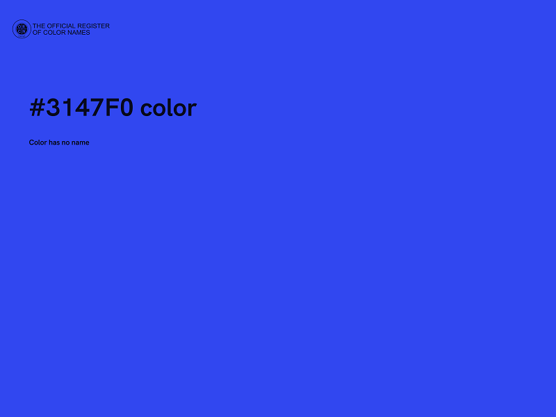 #3147F0 color image