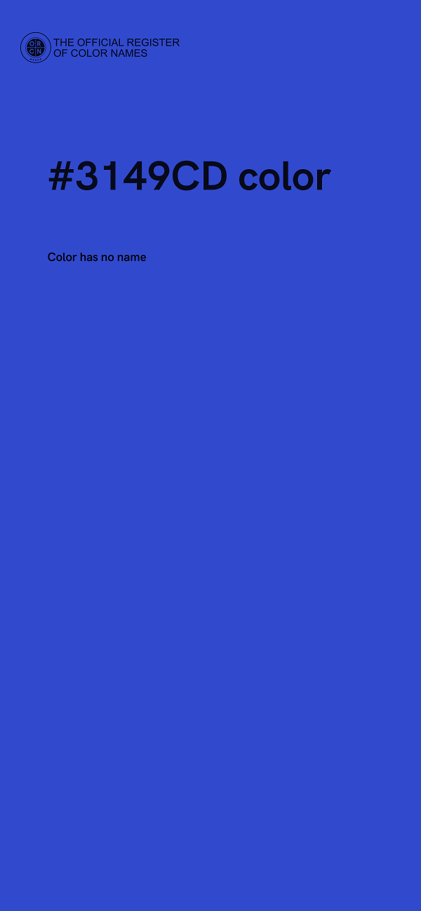 #3149CD color image