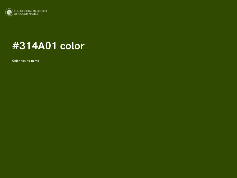 #314A01 color image