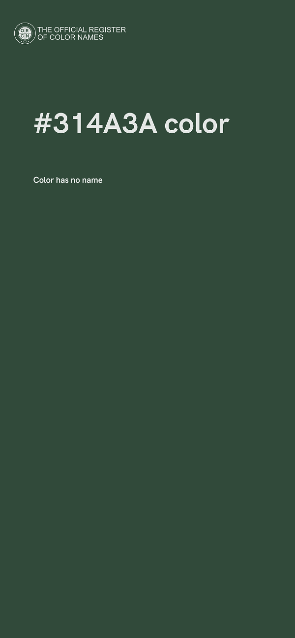 #314A3A color image