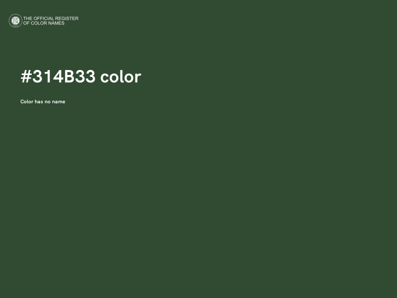 #314B33 color image
