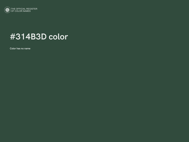 #314B3D color image