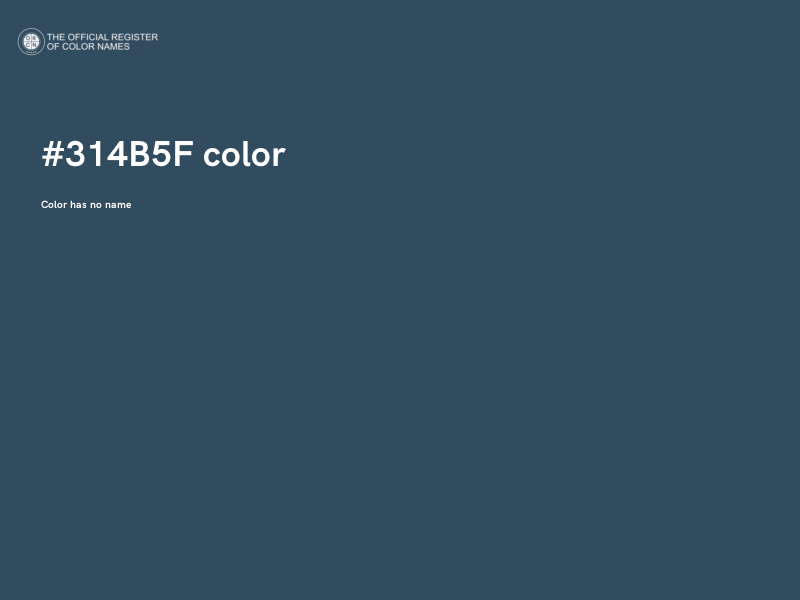 #314B5F color image