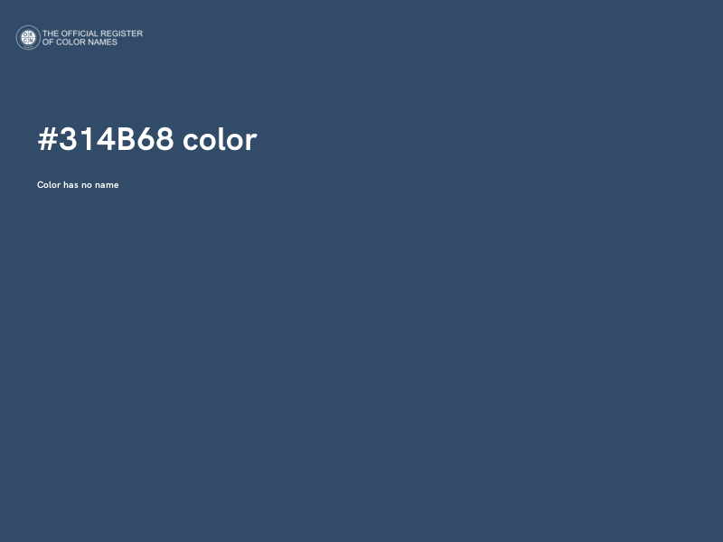 #314B68 color image