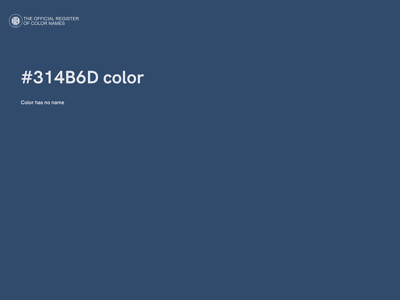 #314B6D color image