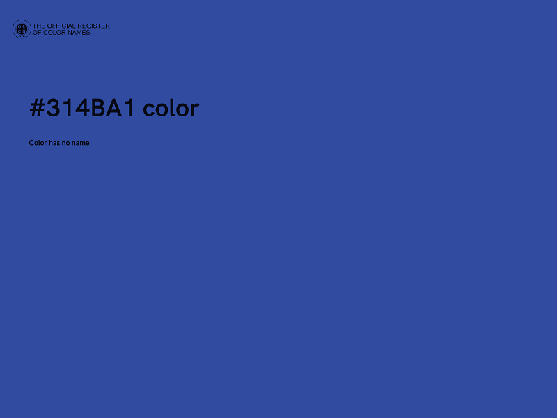 #314BA1 color image