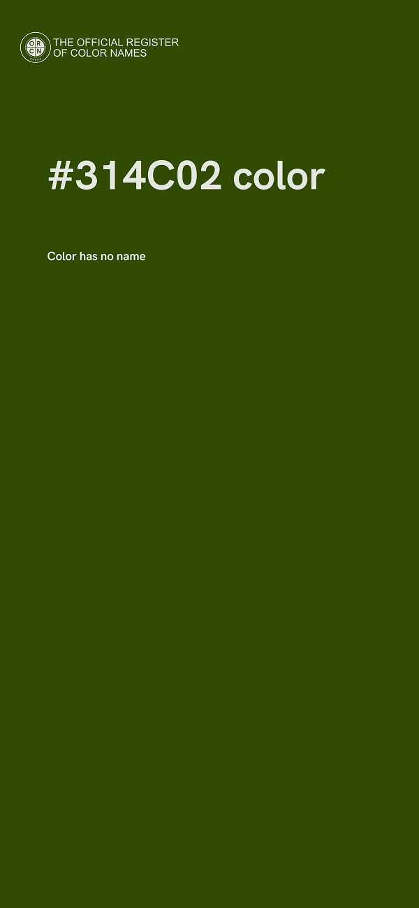 #314C02 color image
