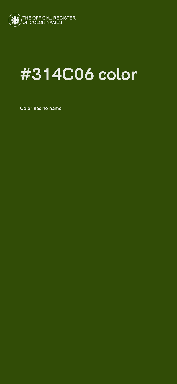 #314C06 color image