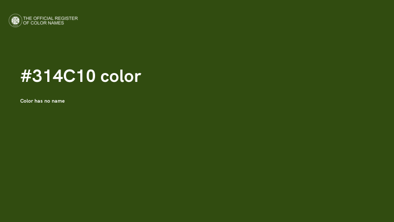 #314C10 color image