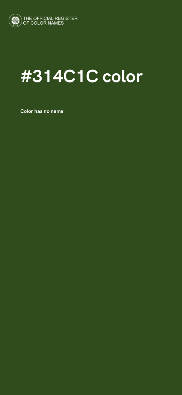 #314C1C color image