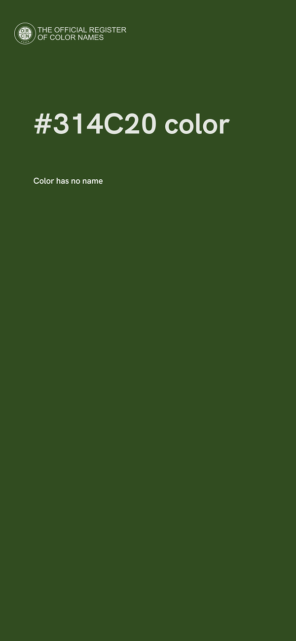 #314C20 color image