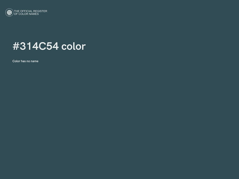 #314C54 color image