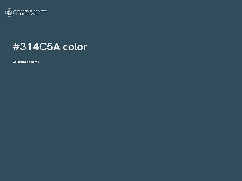 #314C5A color image