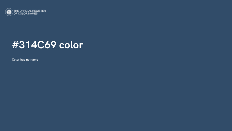 #314C69 color image