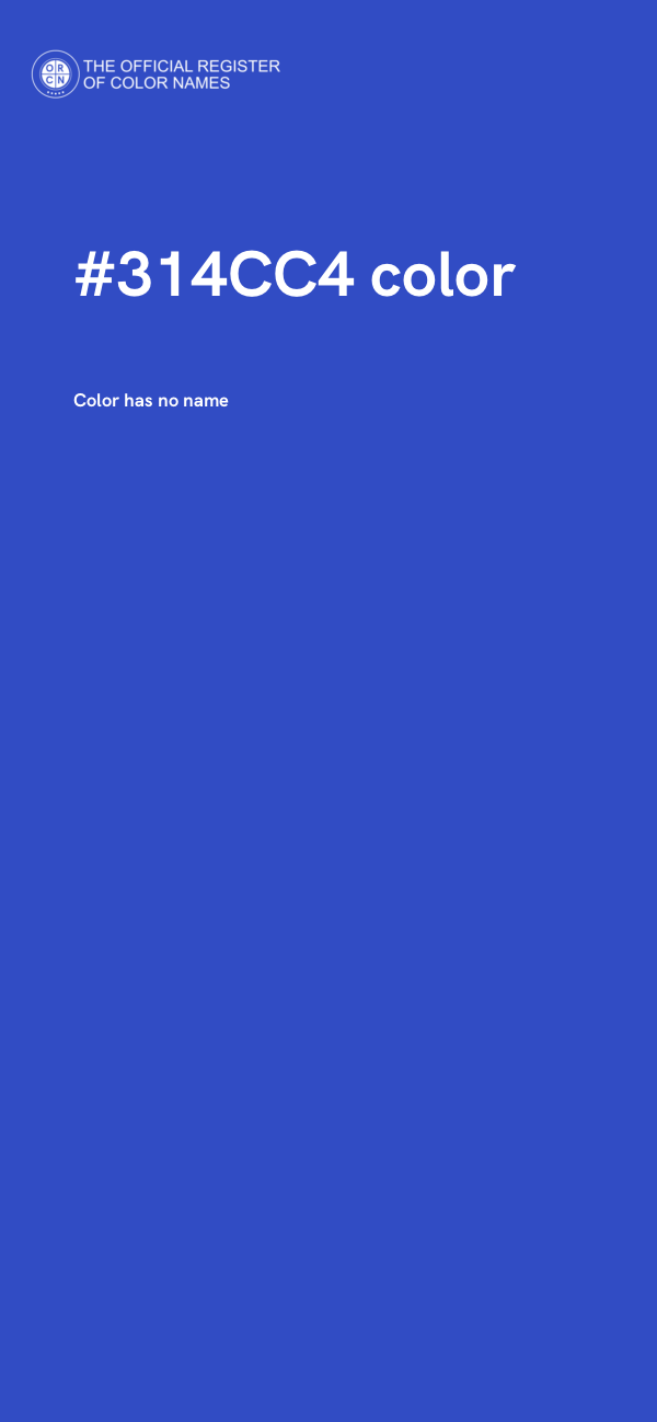 #314CC4 color image