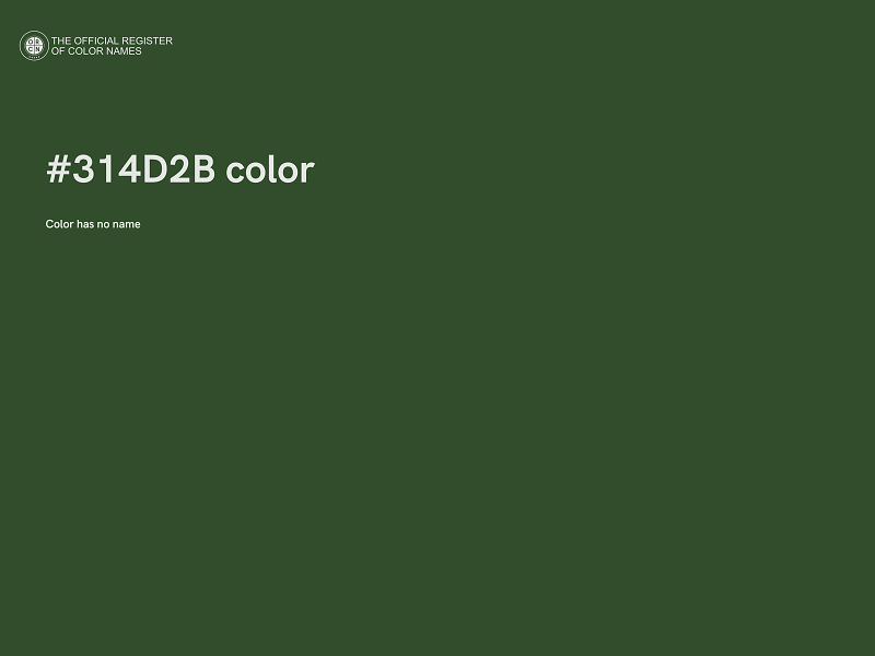 #314D2B color image