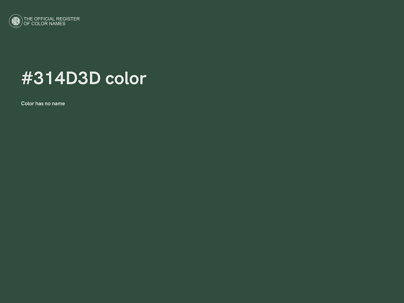 #314D3D color image