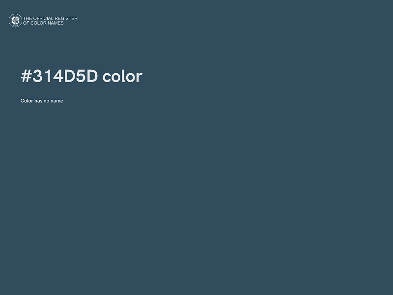 #314D5D color image