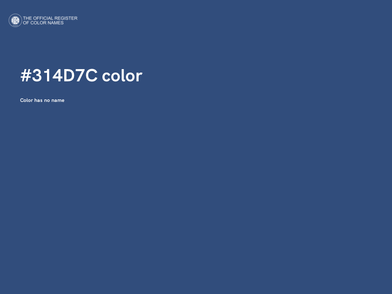 #314D7C color image