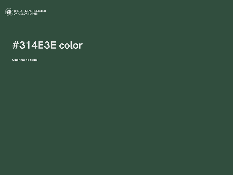 #314E3E color image