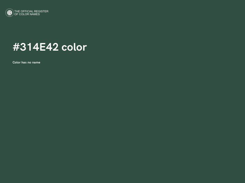 #314E42 color image