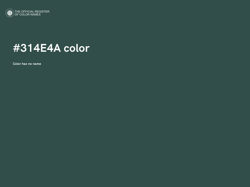 #314E4A color image