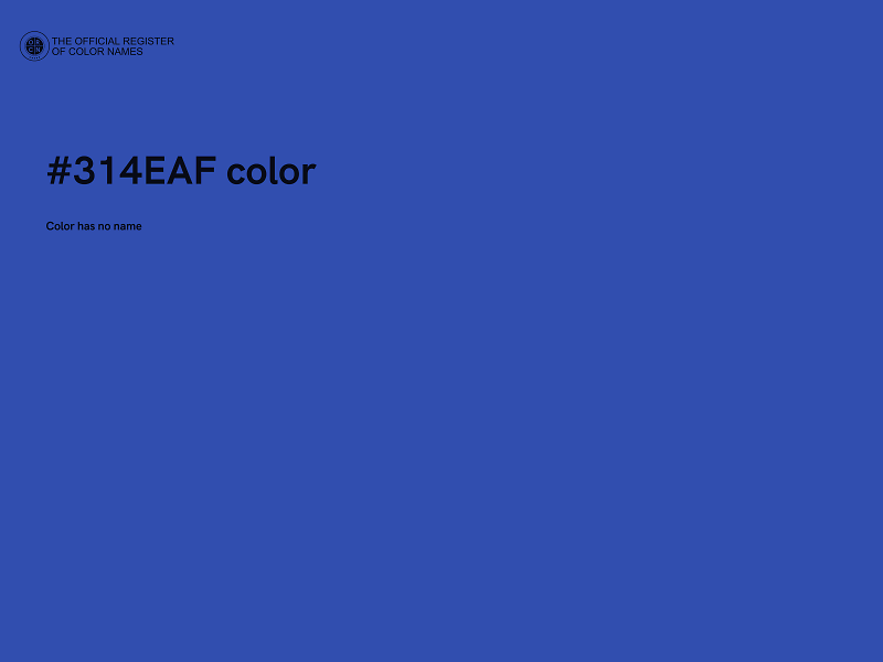 #314EAF color image