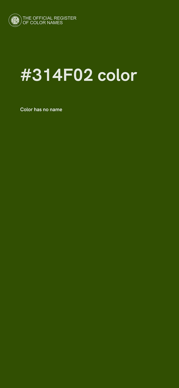 #314F02 color image