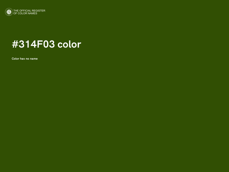 #314F03 color image