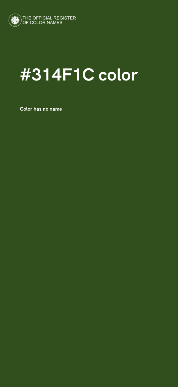 #314F1C color image