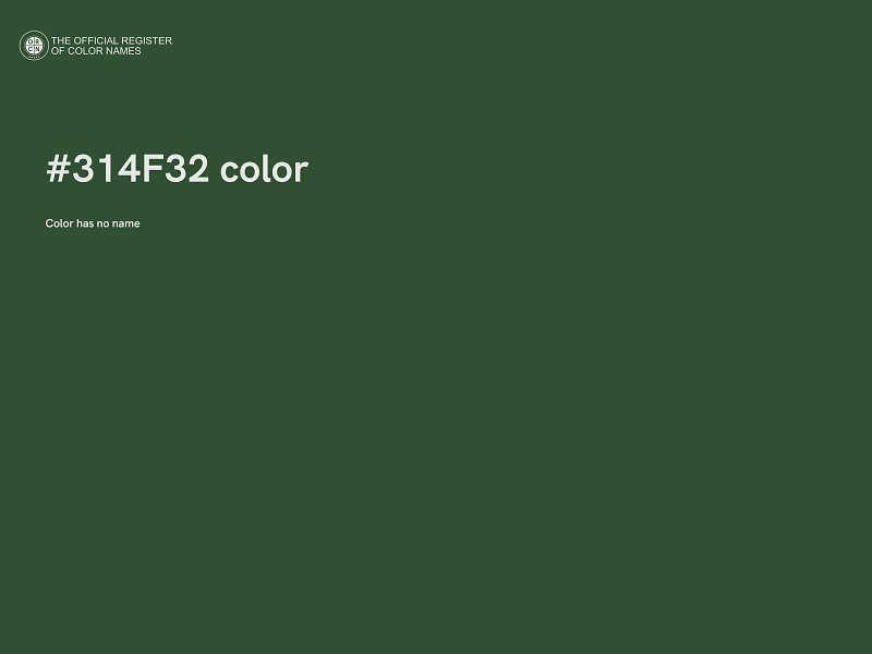 #314F32 color image