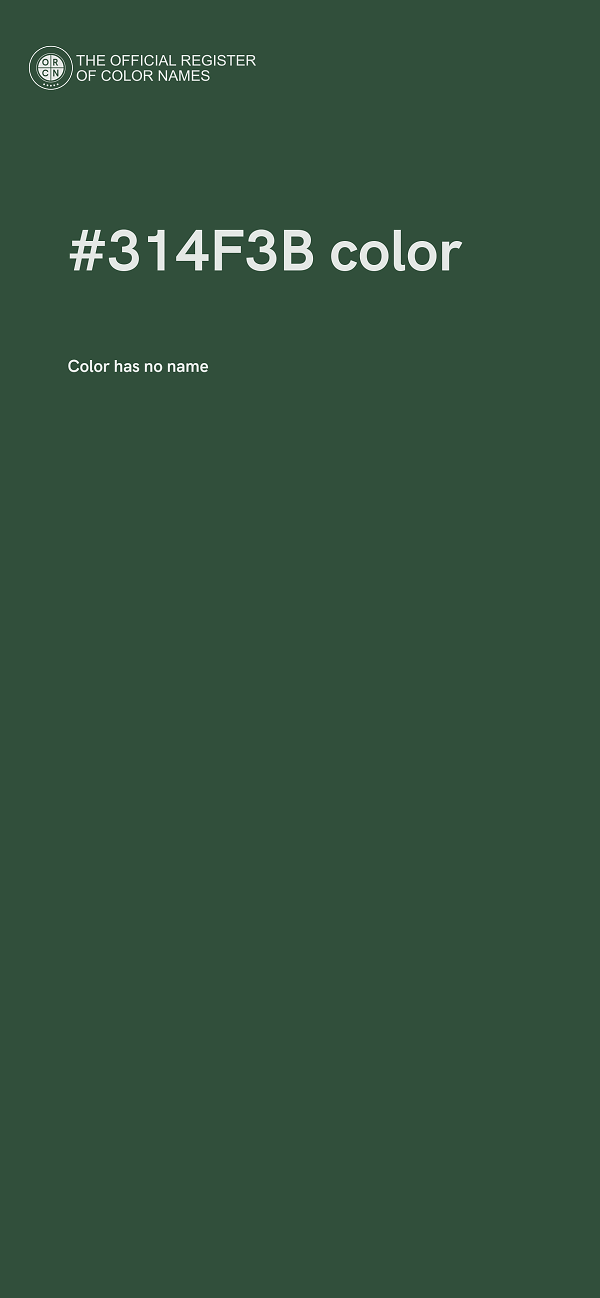 #314F3B color image