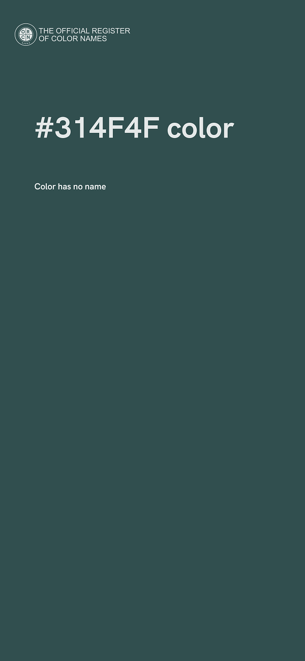 #314F4F color image