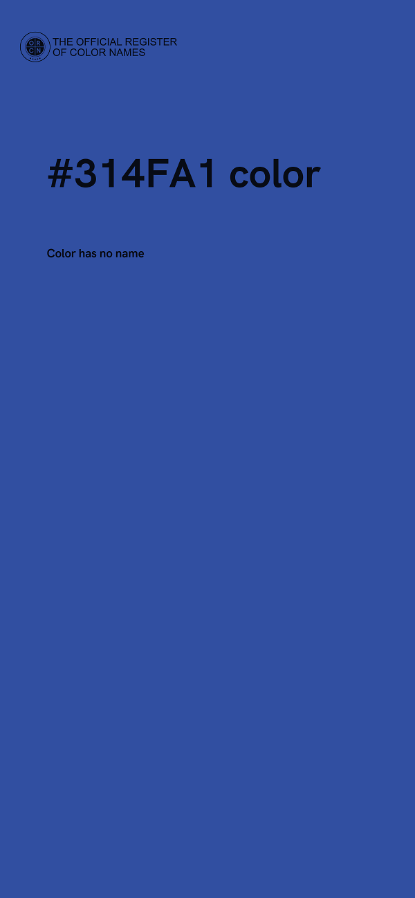#314FA1 color image