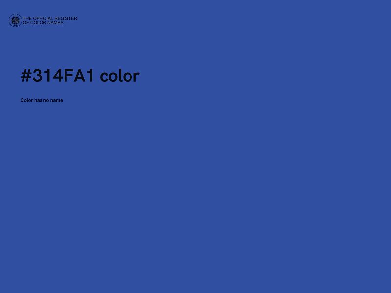 #314FA1 color image
