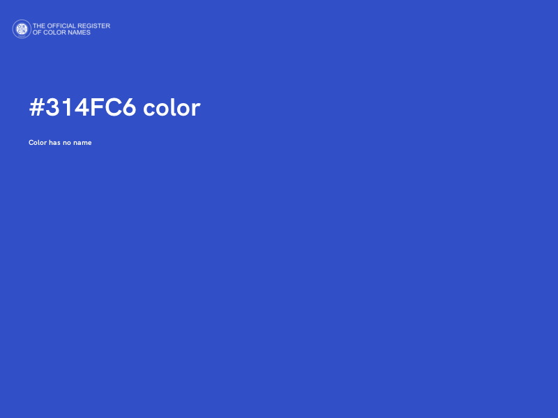 #314FC6 color image