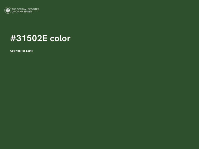 #31502E color image