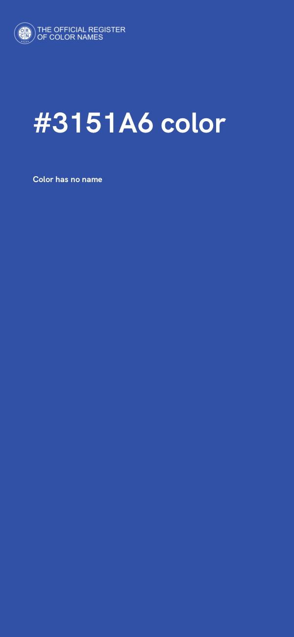 #3151A6 color image