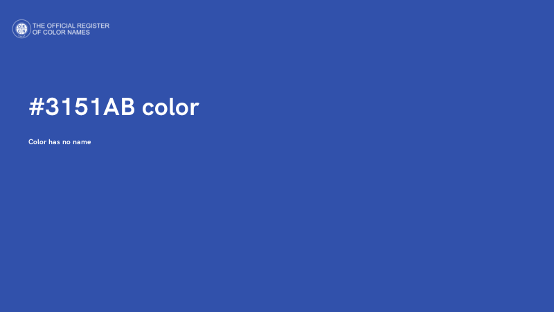 #3151AB color image